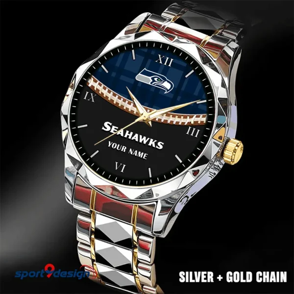 Seattle Seahawks Luxury Diamond Men Wristwatch Trending 2025 SPTDMW381 - Image 3
