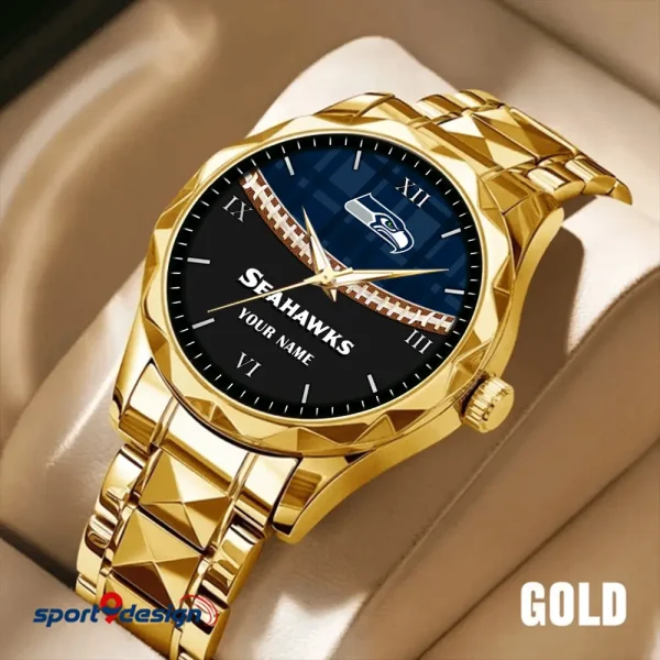 Seattle Seahawks Luxury Diamond Men Wristwatch Trending 2025 SPTDMW381 - Image 4