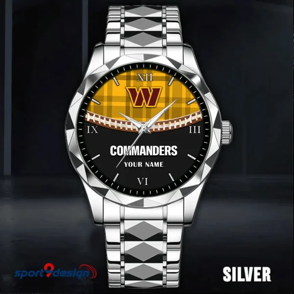 Washington Commanders Luxury Diamond Men Wristwatch Trending 2025 SPTDMW384 - Image 2