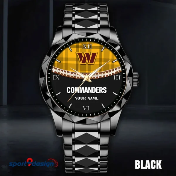Washington Commanders Luxury Diamond Men Wristwatch Trending 2025 SPTDMW384 - Image 3