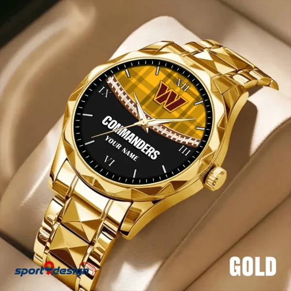 Washington Commanders Luxury Diamond Men Wristwatch Trending 2025 SPTDMW384 - Image 4