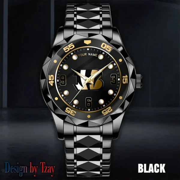 Cincinnati Bengals Luxury Diamond Men Wristwatch Trending 2025 SPTDMW391 - Image 2