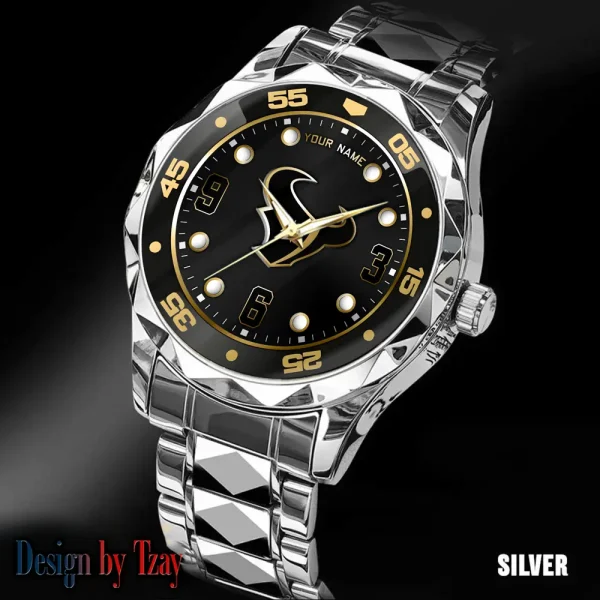 Houston Texans Luxury Diamond Men Wristwatch Trending 2025 SPTDMW397 - Image 5