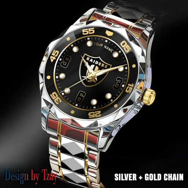 Las Vegas Raiders Luxury Diamond Men Wristwatch Trending 2025 SPTDMW401 - Image 3