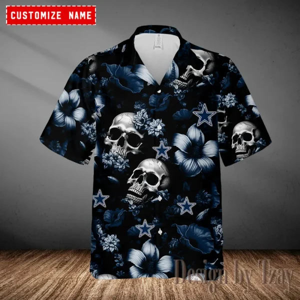 Dallas Cowboys Casual Men's Hawaiian Shirt 3D Printed New 2025 AZHWS1033
