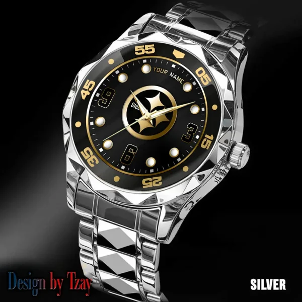 Pittsburgh Steelers Luxury Diamond Men Wristwatch Trending 2025 SPTDMW411 - Image 3