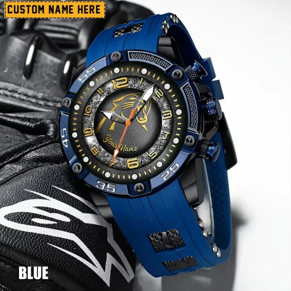 Carolina Panthers Silicon Strap Fashion Wrist Watch Trending 2025 SPTSSFWW100 - Image 2