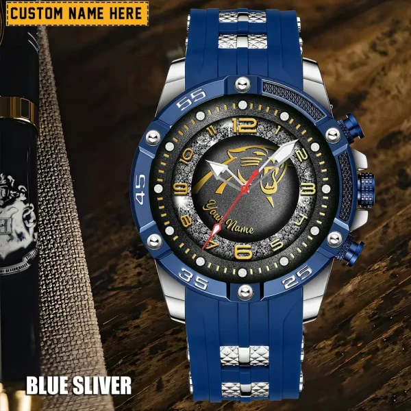 Carolina Panthers Silicon Strap Fashion Wrist Watch Trending 2025 SPTSSFWW100 - Image 3