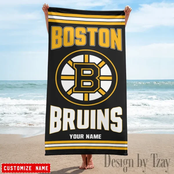 Boston Bruins NHL Beach Towels New 2025 AZBTOWEL516 - Image 2