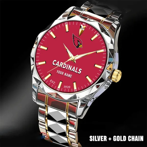 Arizona Cardinals Luxury Diamond Men Wristwatch Trending 2025 SPTDMW417 - Image 2