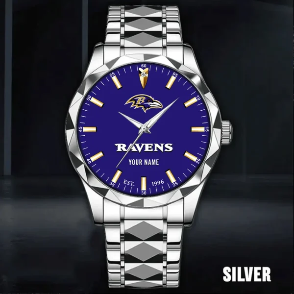 Baltimore Ravens Luxury Diamond Men Wristwatch Trending 2025 SPTDMW419 - Image 5