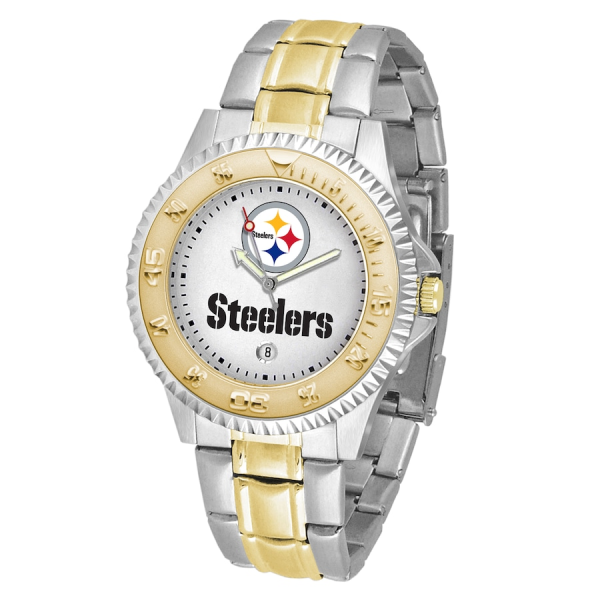Pittsburgh Steelers Two-Tone Zone Watch SPTAPSW002