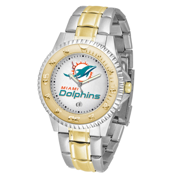 Miami Dolphins Two-Tone Zone Watch SPTAPSW005