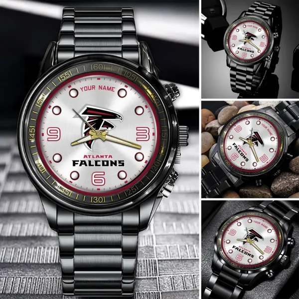 Atlanta Falcons Fashion Stainless Steel Watch Gift For Fan SPTFSSWG002
