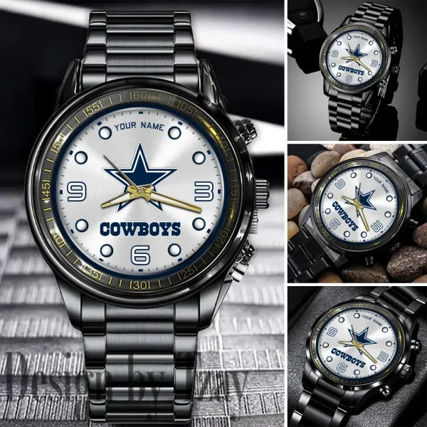 Dallas Cowboys Fashion Stainless Steel Watch Gift For Fan SPTFSSWG010
