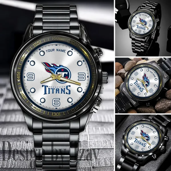 Tennessee Titans Fashion Stainless Steel Watch Gift For Fan SPTFSSWG028