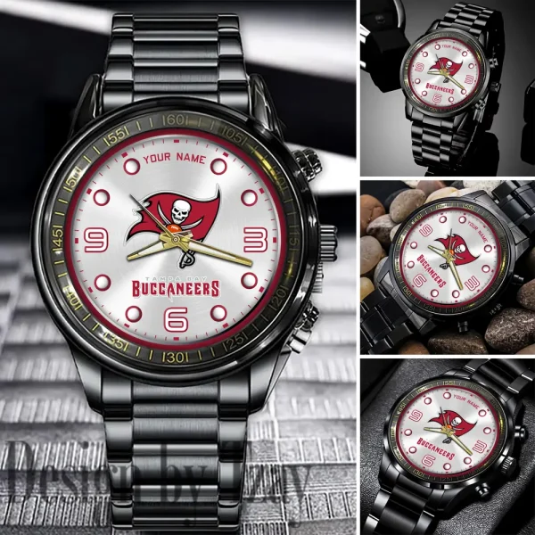 Tampa Bay Buccaneers Fashion Stainless Steel Watch Gift For Fan SPTFSSWG030