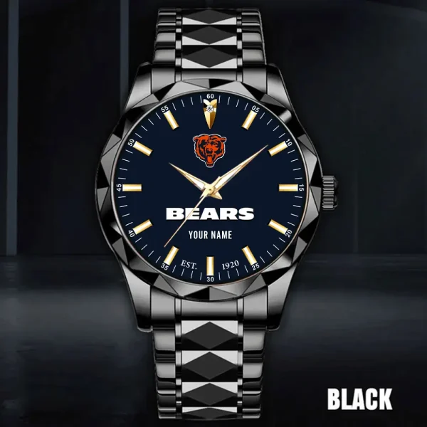 Chicago Bears Luxury Diamond Men Wristwatch Trending 2025 SPTDMW422 - Image 5