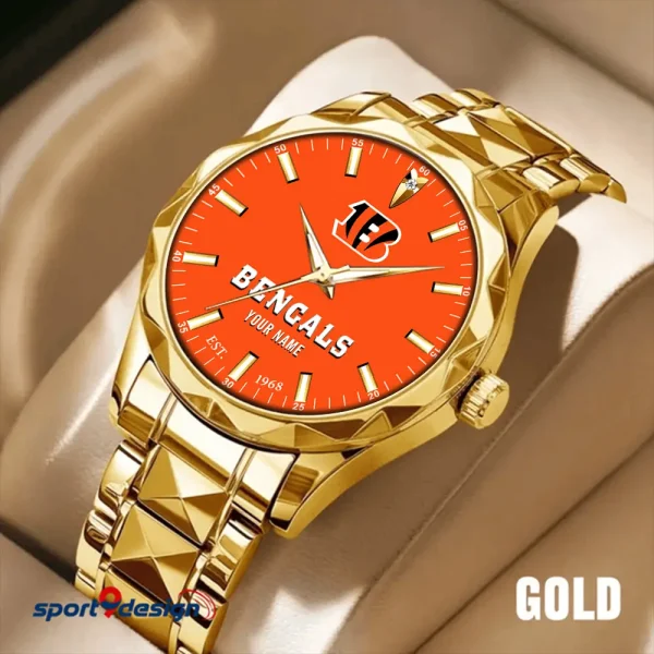 Cincinnati Bengals Luxury Diamond Men Wristwatch Trending 2025 SPTDMW423 - Image 3