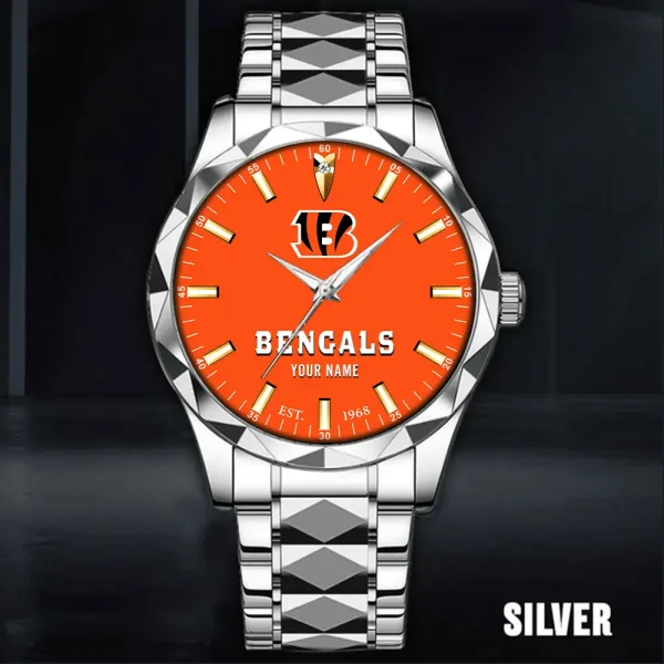 Cincinnati Bengals Luxury Diamond Men Wristwatch Trending 2025 SPTDMW423 - Image 5