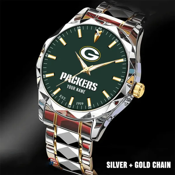 Green Bay Packers Luxury Diamond Men Wristwatch Trending 2025 SPTDMW428 - Image 2
