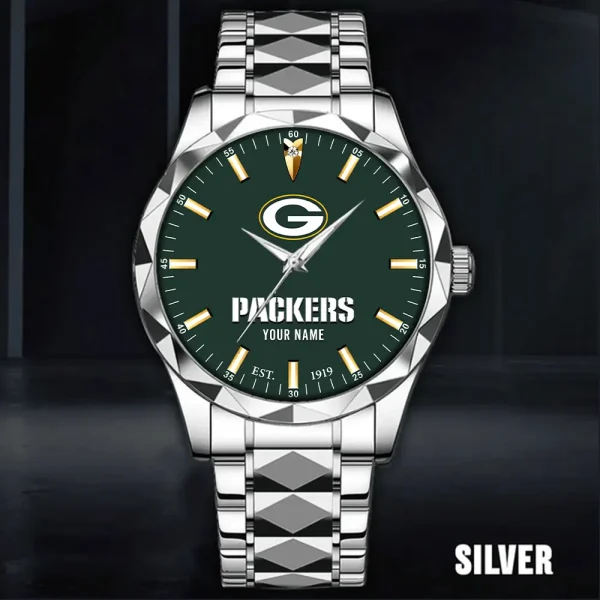 Green Bay Packers Luxury Diamond Men Wristwatch Trending 2025 SPTDMW428 - Image 4