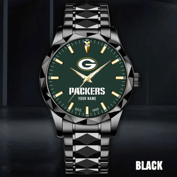 Green Bay Packers Luxury Diamond Men Wristwatch Trending 2025 SPTDMW428 - Image 5