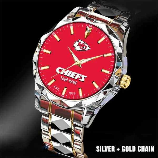 Kansas City Chiefs Luxury Diamond Men Wristwatch Trending 2025 SPTDMW432 - Image 2
