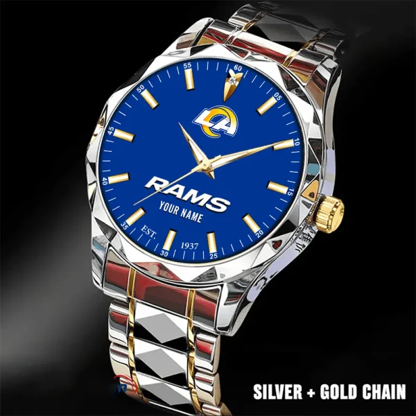 Los Angeles Rams Luxury Diamond Men Wristwatch Trending 2025 SPTDMW435 - Image 2