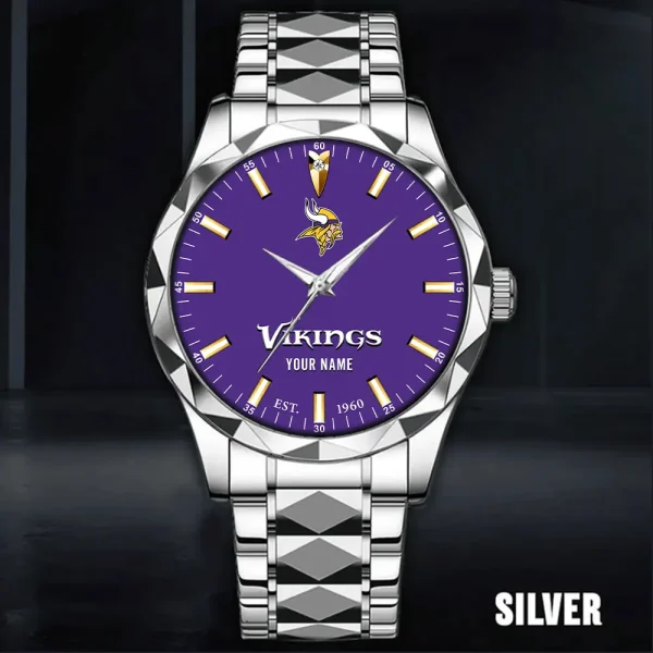 Minnesota Vikings Luxury Diamond Men Wristwatch Trending 2025 SPTDMW437 - Image 2