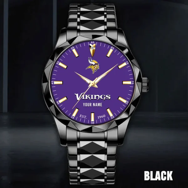 Minnesota Vikings Luxury Diamond Men Wristwatch Trending 2025 SPTDMW437 - Image 3