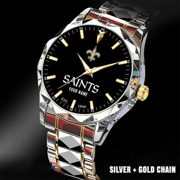New Orleans Saints Luxury Diamond Men Wristwatch Trending 2025 SPTDMW439 - Image 2