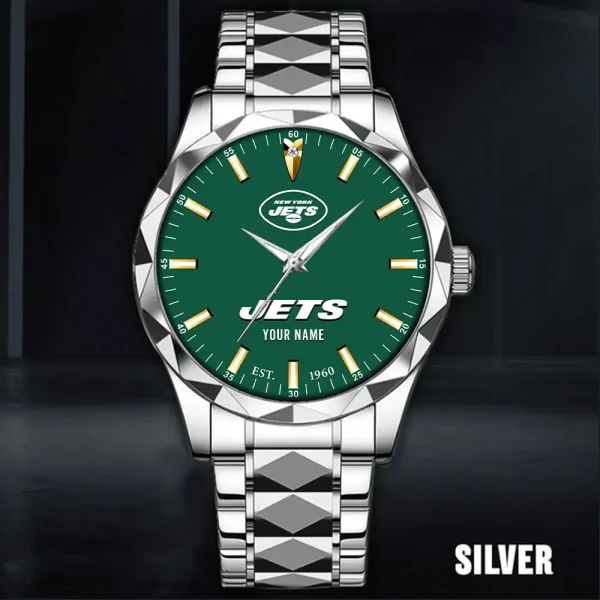 New York Jets Luxury Diamond Men Wristwatch Trending 2025 SPTDMW441 - Image 2