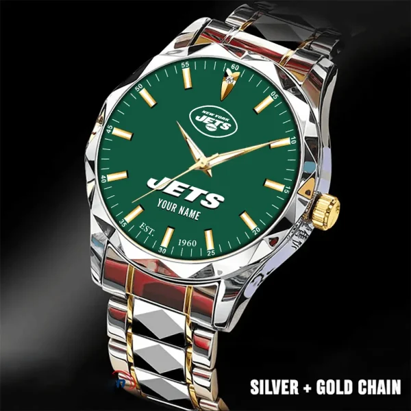 New York Jets Luxury Diamond Men Wristwatch Trending 2025 SPTDMW441 - Image 5