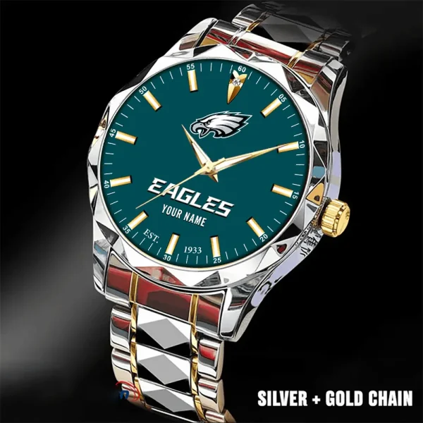 Philadelphia Eagles Luxury Diamond Men Wristwatch Trending 2025 SPTDMW442 - Image 2