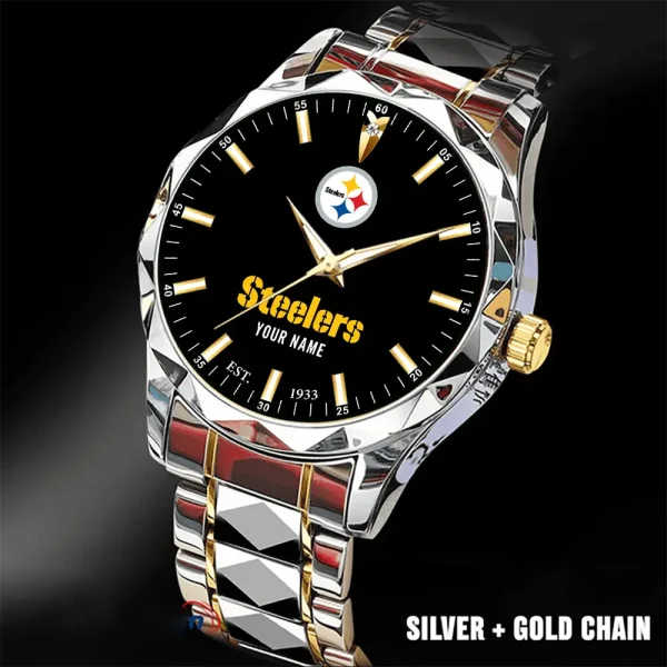Pittsburgh Steelers Luxury Diamond Men Wristwatch Trending 2025 SPTDMW443 - Image 2