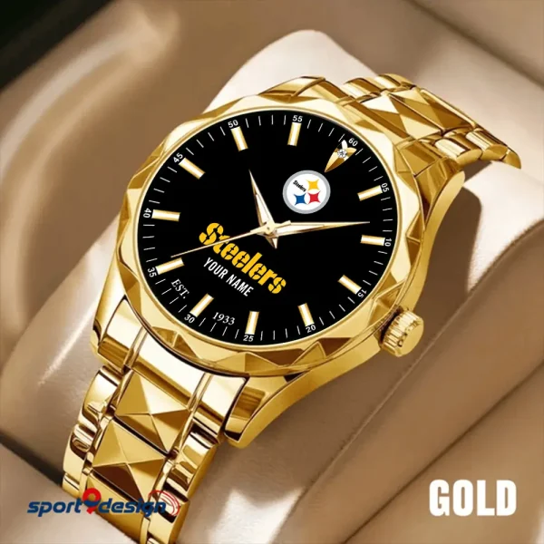 Pittsburgh Steelers Luxury Diamond Men Wristwatch Trending 2025 SPTDMW443 - Image 3
