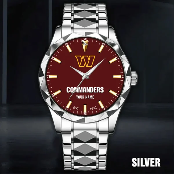 Washington Commanders Luxury Diamond Men Wristwatch Trending 2025 SPTDMW448 - Image 2