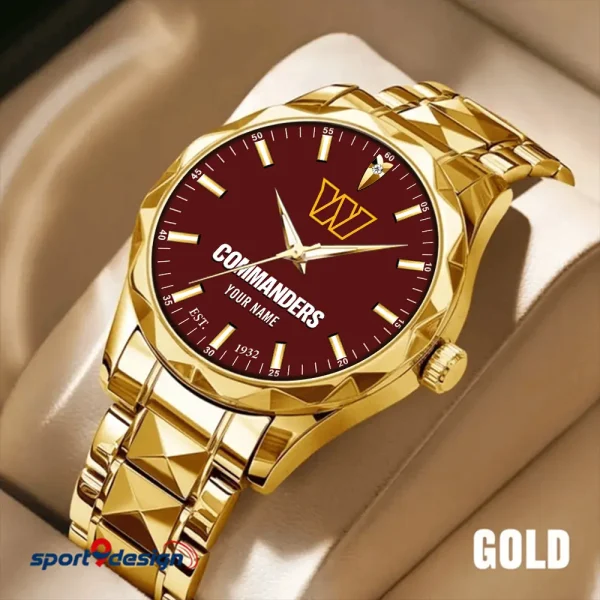 Washington Commanders Luxury Diamond Men Wristwatch Trending 2025 SPTDMW448 - Image 4