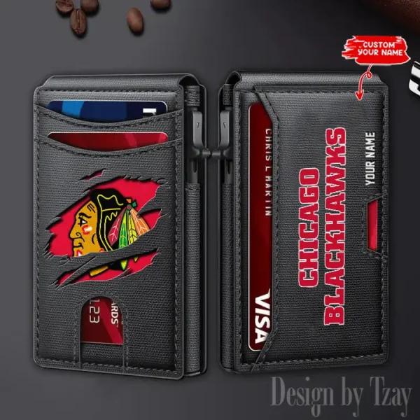 Chicago Blackhawks Blocking Pop Up Card Holder SPTFCS105
