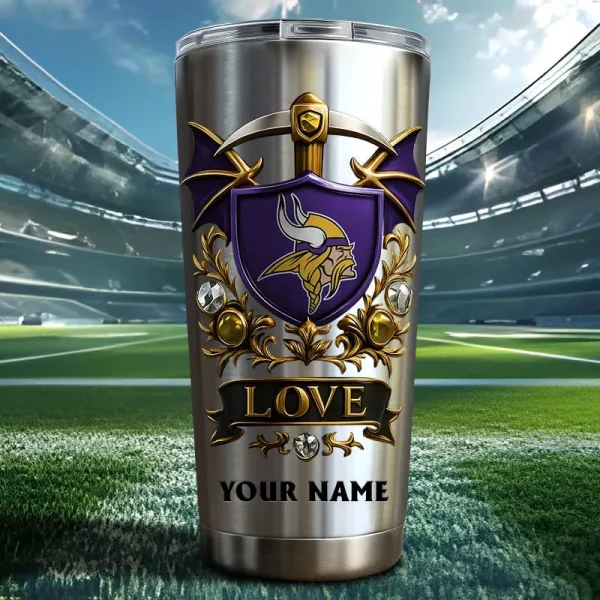 Minnesota Vikings Stainless Steel Tumbler New Style SPTSSTNS004