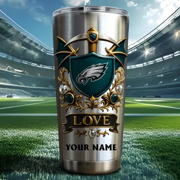 Philadelphia Eagles Stainless Steel Tumbler New Style SPTSSTNS006