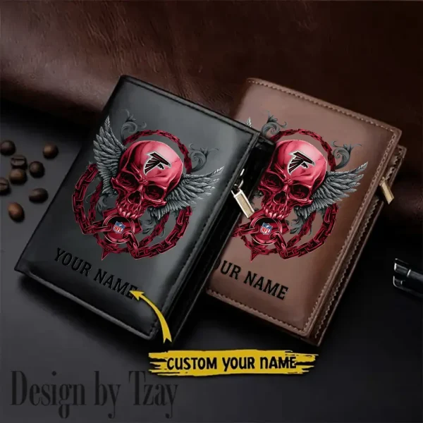 Atlanta Falcons Leather Wallets Vertical Style SPTLVW789