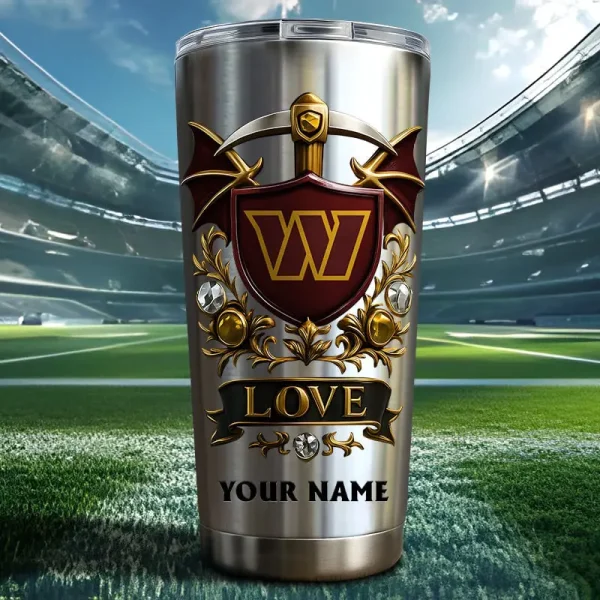 Washington Commanders Stainless Steel Tumbler New Style SPTSSTNS009