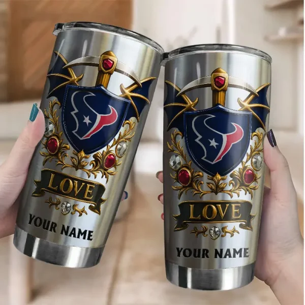Houston Texans Stainless Steel Tumbler New Style SPTSSTNS011 - Image 2