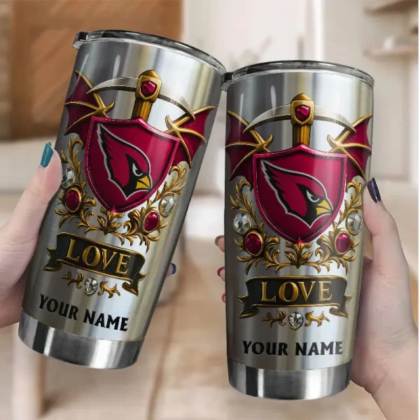 Arizona Cardinals Stainless Steel Tumbler New Style SPTSSTNS012 - Image 2