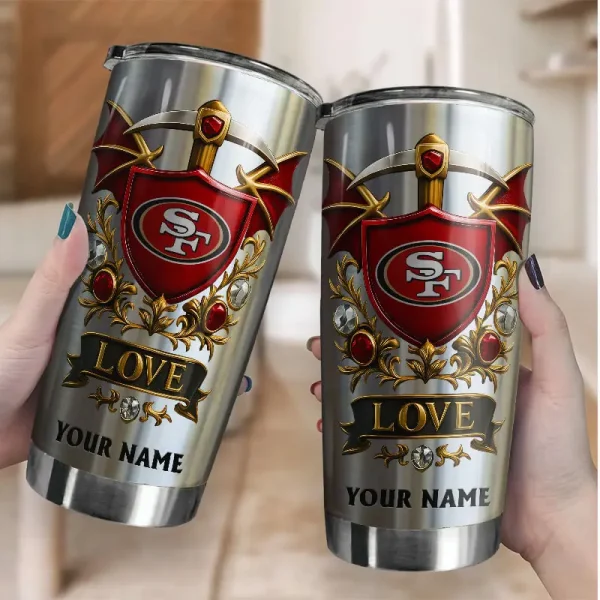 San Francisco 49ers Stainless Steel Tumbler New Style SPTSSTNS013 - Image 2