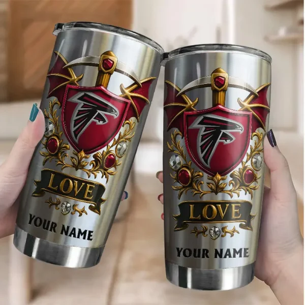 Atlanta Falcons Stainless Steel Tumbler New Style SPTSSTNS014 - Image 2