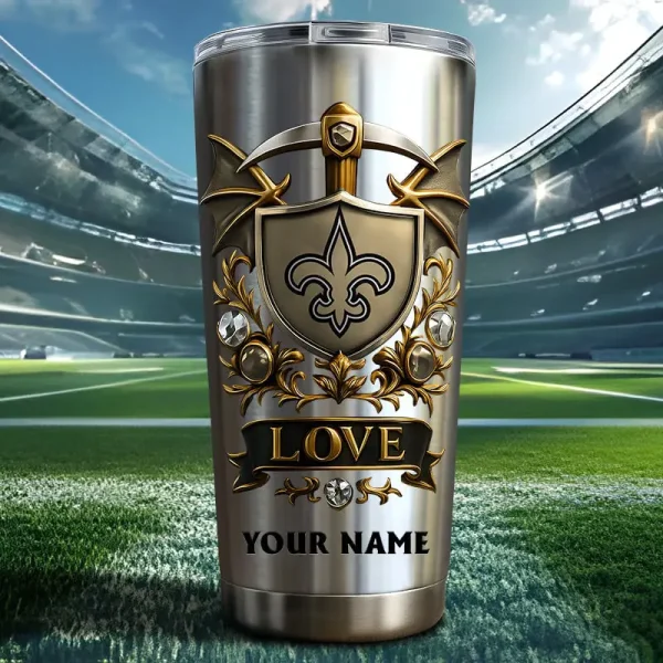 New Orleans Saints Stainless Steel Tumbler New Style SPTSSTNS016