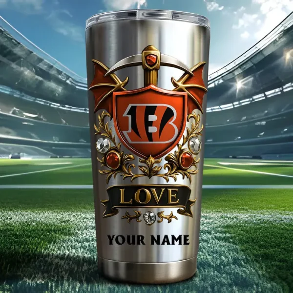 Cincinnati Bengals Stainless Steel Tumbler New Style SPTSSTNS017